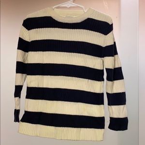 Blue and cream long sleeve Baby GAP sweater